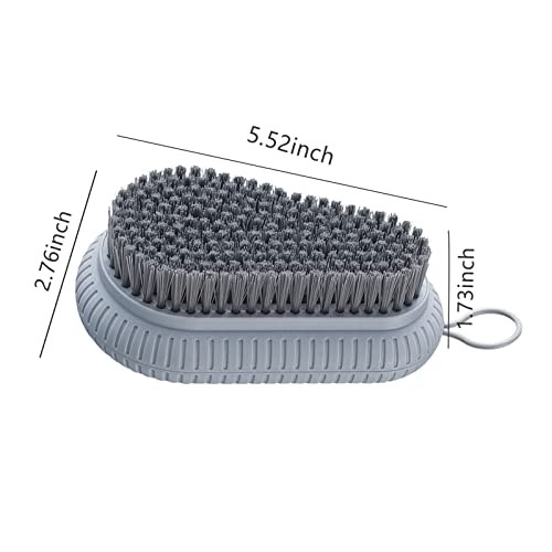 2PCS Heavy Duty Nail Brush for Fingernails – Blue & Bule & Grey