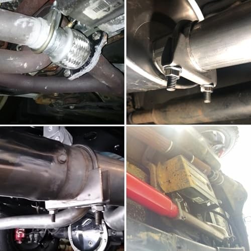 6 inch Heavy Duty U-Bolt Exhaust Clamp for OD Exhaust Tail Pipe Diameter, 6&Prime;