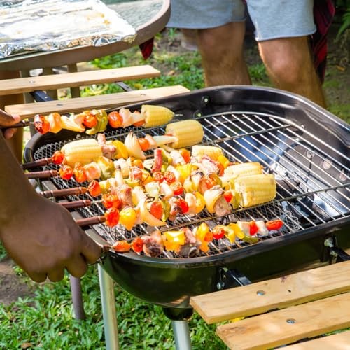 Grill Topper: 10 Pcs Disposable Grill Grates – Non-Stick Heavy Duty Aluminum