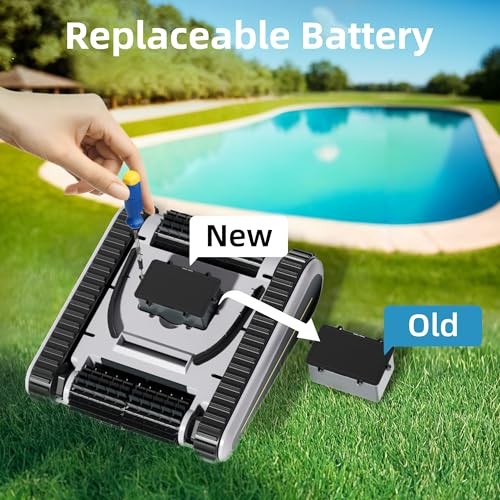 SEAUTO SEAL ROBOTIC VACUUM, WALL-CLIMBING, AUTOMATIC POOL CLEANER – GRAY BLACK