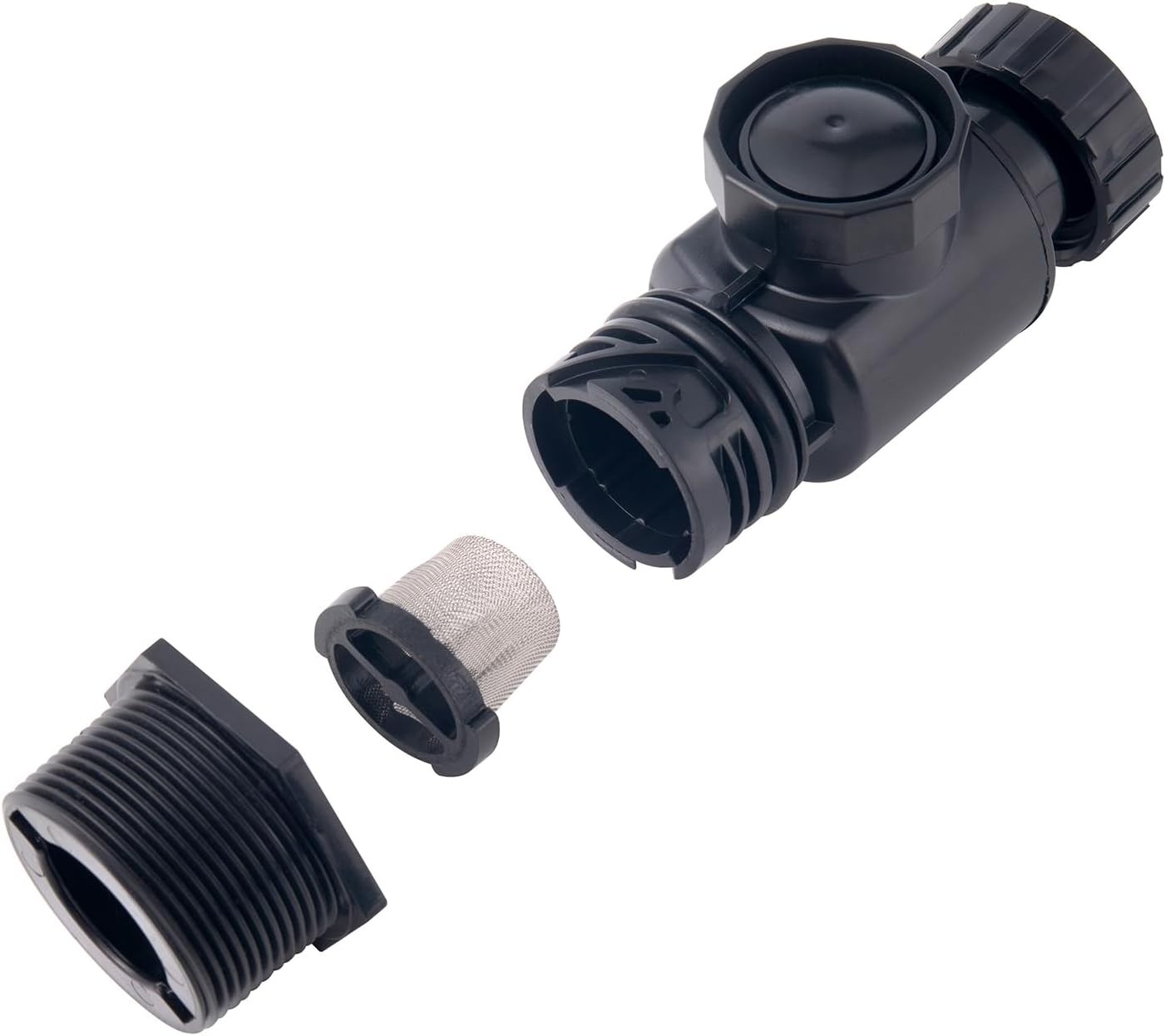 Black UWF Connector Assembly 9-100-3010 For Polaris 360 Cleaners F1, F1B, TR36P
