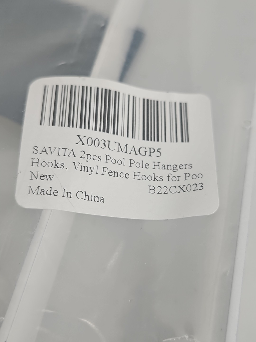 2Pcs Double Pool Pole Hooks, Adjustable Thickened Panel Pool Fence Equipment Hoo