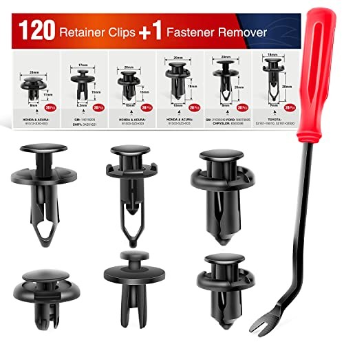 Car Retainer For GM Ford Toyota Honda Chrysler – 120 Clips 6.3mm 8mm 9mm 10mm
