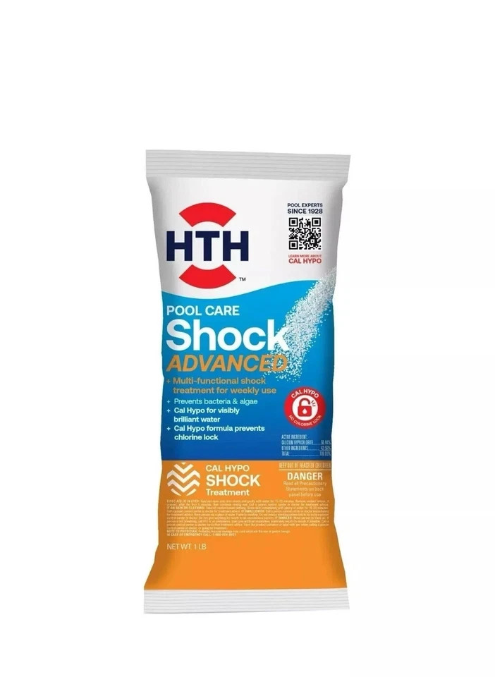 HTH Pool Care Advanced Cleaning for Swimming Pools, 1 lbs – Treats 13,500 Gallon