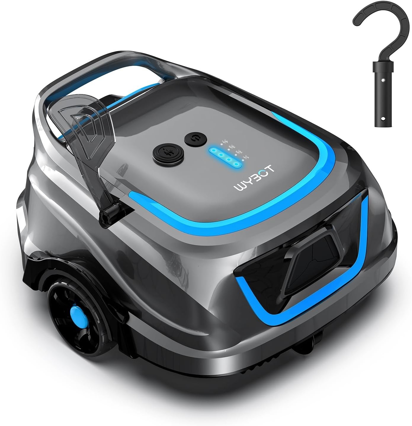 A1 Robotic Pool Cleaner – Cordless with 2280 GPH Suction & 130 Min Runtime