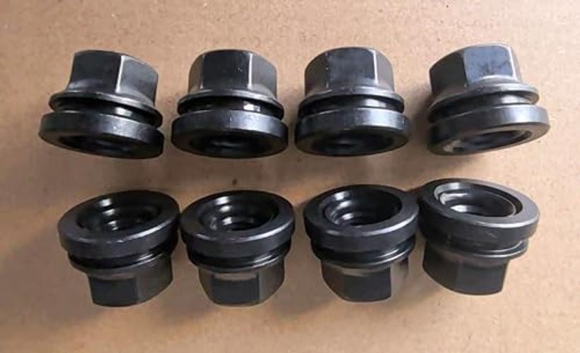 pcs M14*2 Factory Style Open-end Flange Flat Lug Nuts 611-196 Replacement for 8