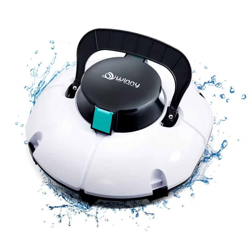 WINNY 200SE Cordless Robotic Pool Cleaner – Transparent Design Dual Motor Vaccum