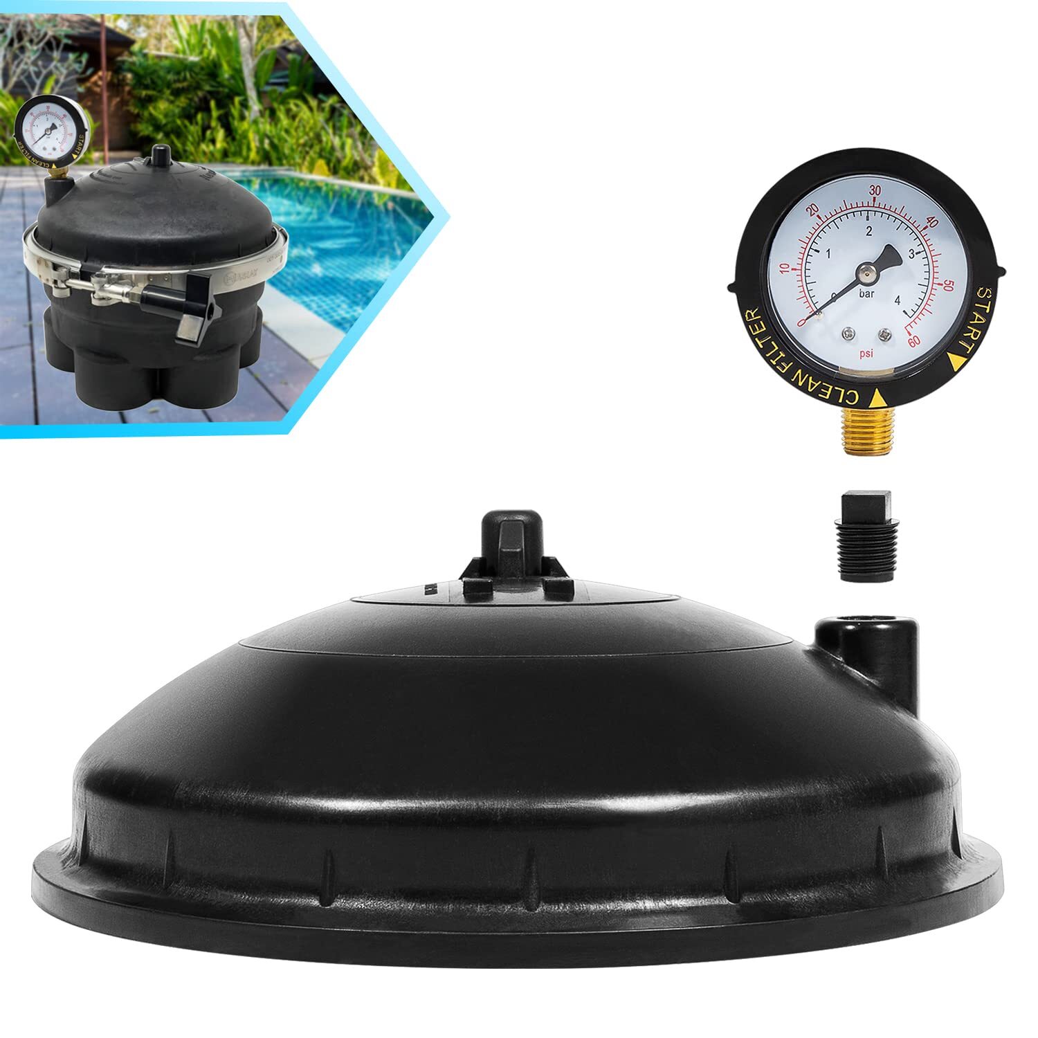 005-302-4300-03 Replace for Paramount Water Valve Top Dome Complete Assembly PV3