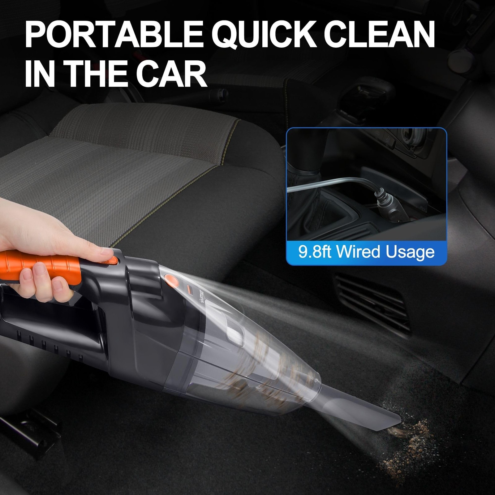 Handheld Vacuum Cordless,Powerful Suction 30Mins Long Runtime, Dust Busters C…