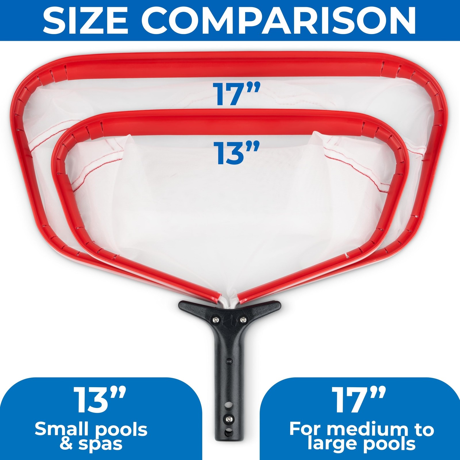 ProTuff 17&Prime; Silt Net Pool Skimmer – 2 Year Unconditional Free Replacement