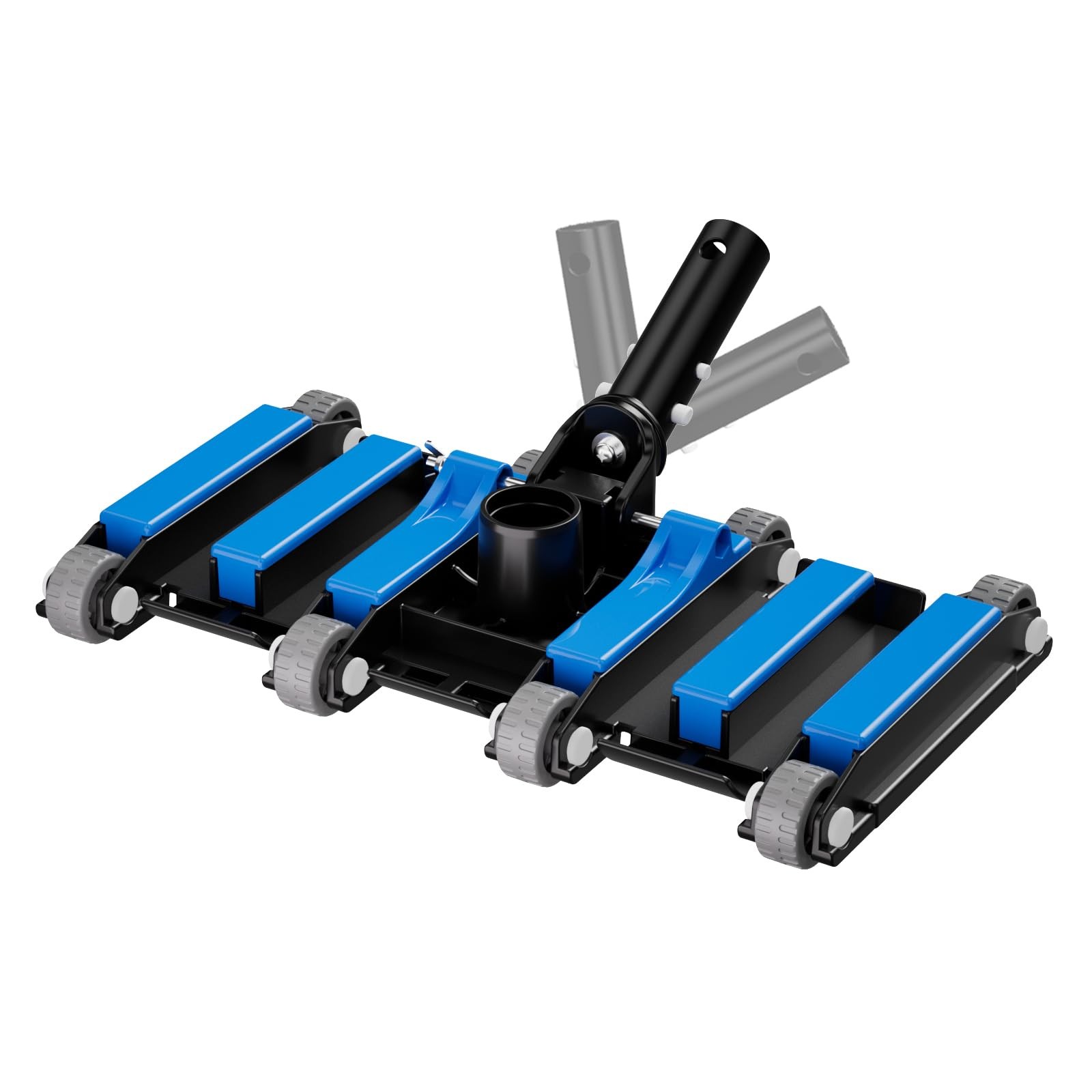 Commercial-Grade 4.4 LB Weighted Pool Vacuum Head & Swivel Handle – Blue