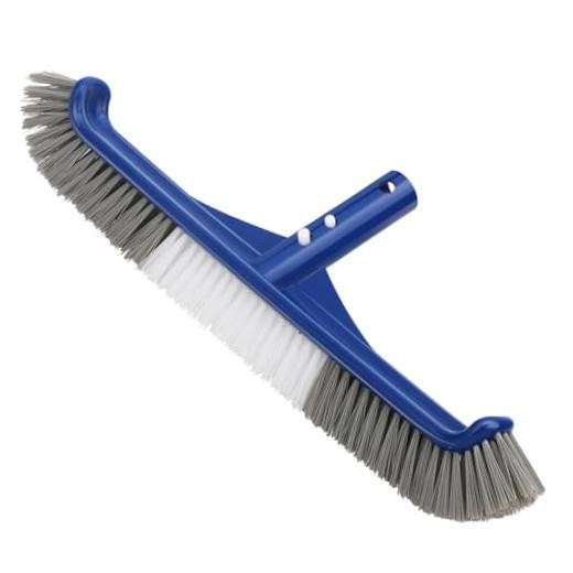 Pool Brush Head, 17.5&Prime; Swimming Pool Brush for Cleaning Pool Two-in-one Brush