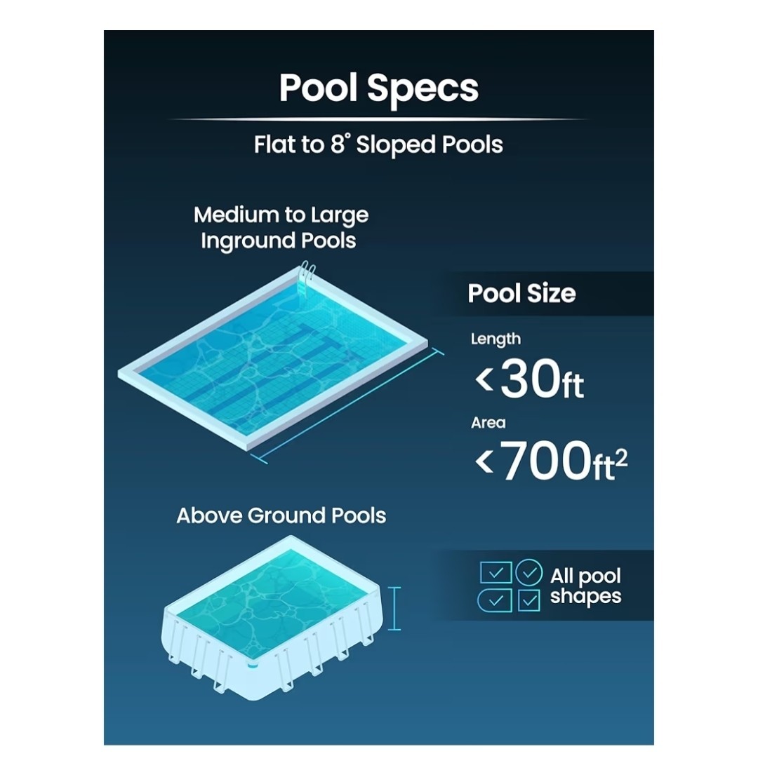 KOKIDO – XTROJET 620 /Automatic Leaf Robotic Pool Vacuum Cleaner