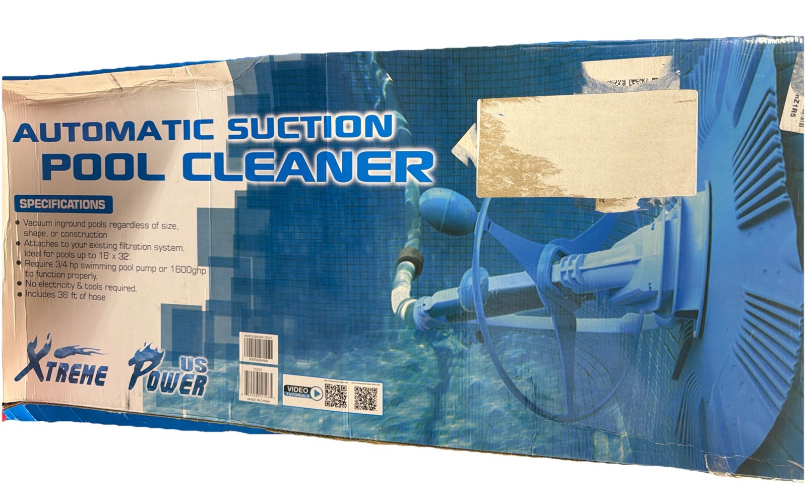 Automatic Pool Cleaner with 30ft Hose Set – In-Ground Suction Side Vacuum