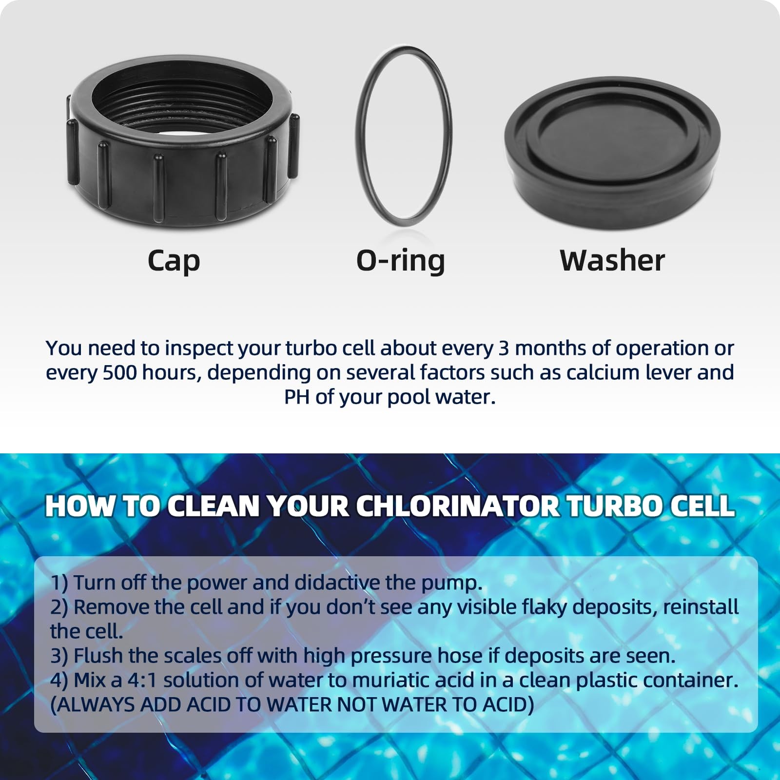 AR-PRO 520670 The Exact Acid Washing Kit Replacement | 1 Count (Pack of 1)