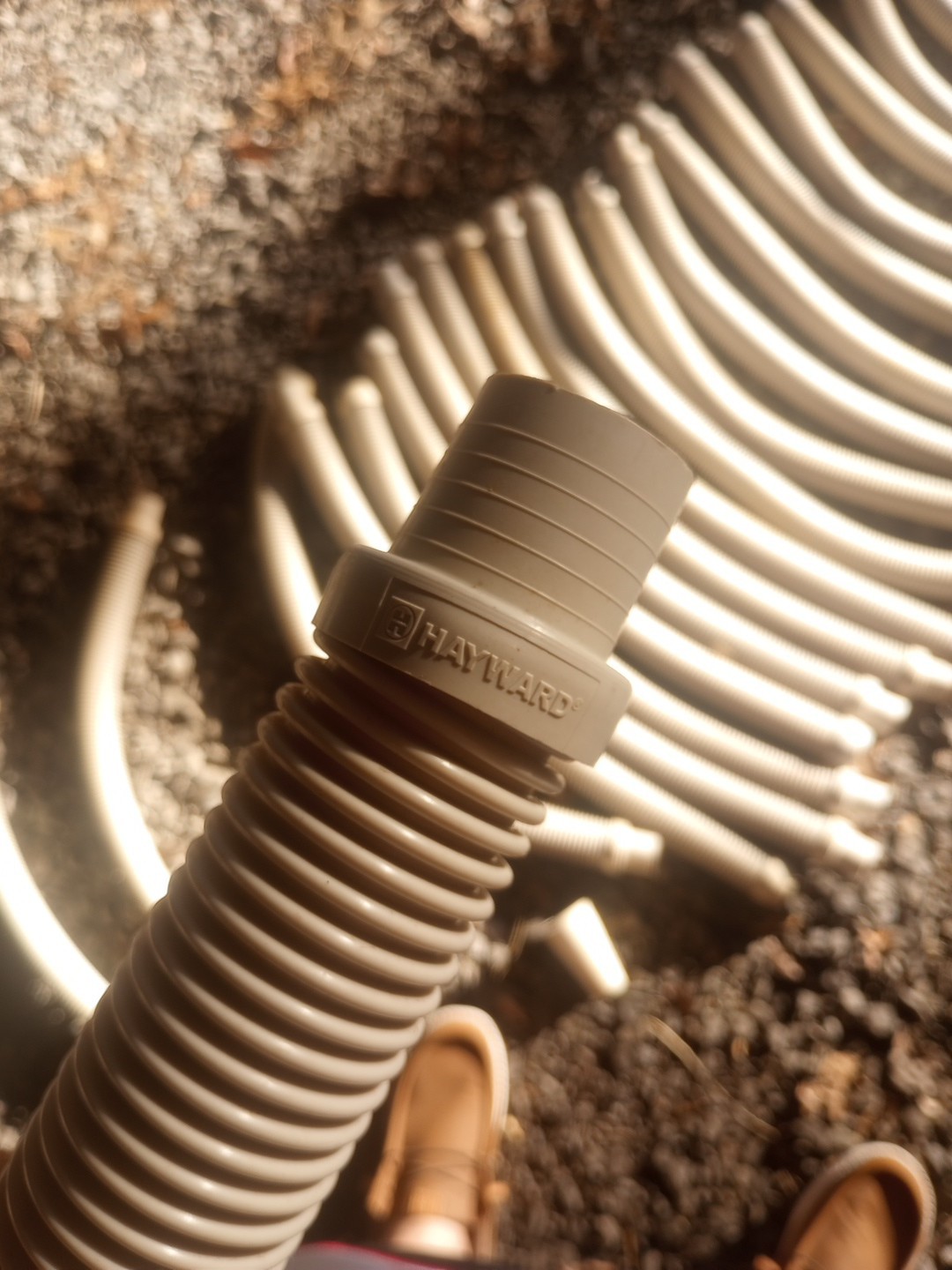 Lot 24 Genuine Hayward Pool Cleaner Hose 32&Prime; Section 1.5&Prime; + vacuum end adapter
