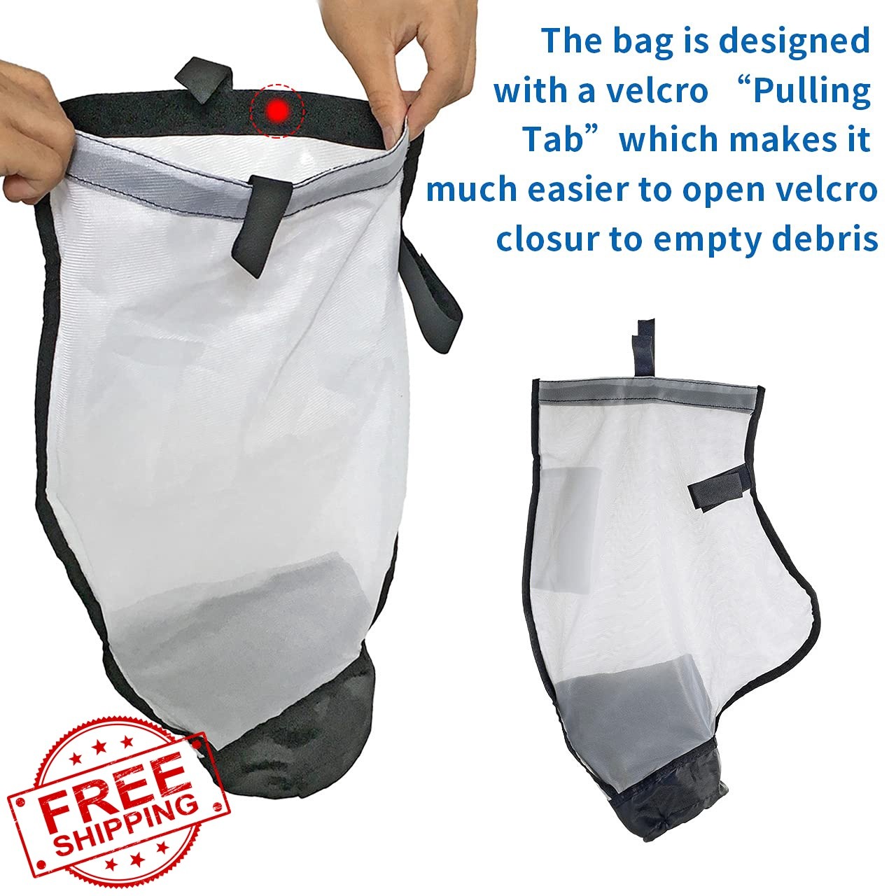 Pokin 2pk Pool Cleaner Debris Bag Kit