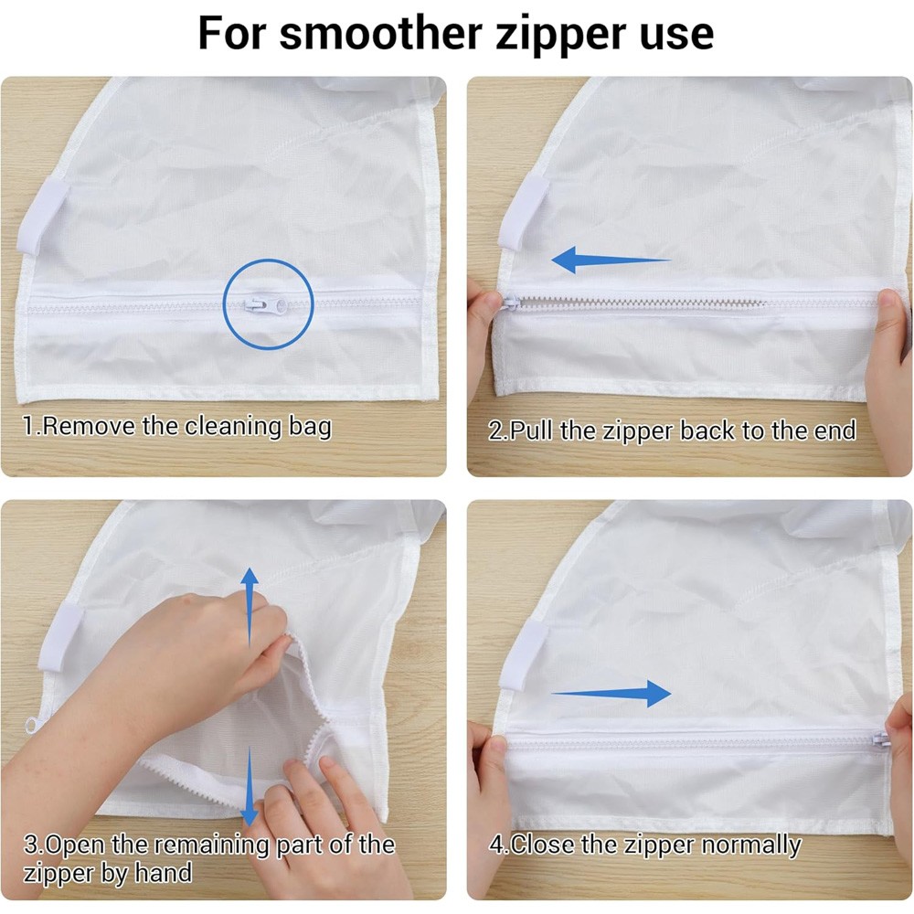 2/4 Pack Polaris 280 Replacement For 280 480 Pool Cleaner Zipper Bag K13 K16