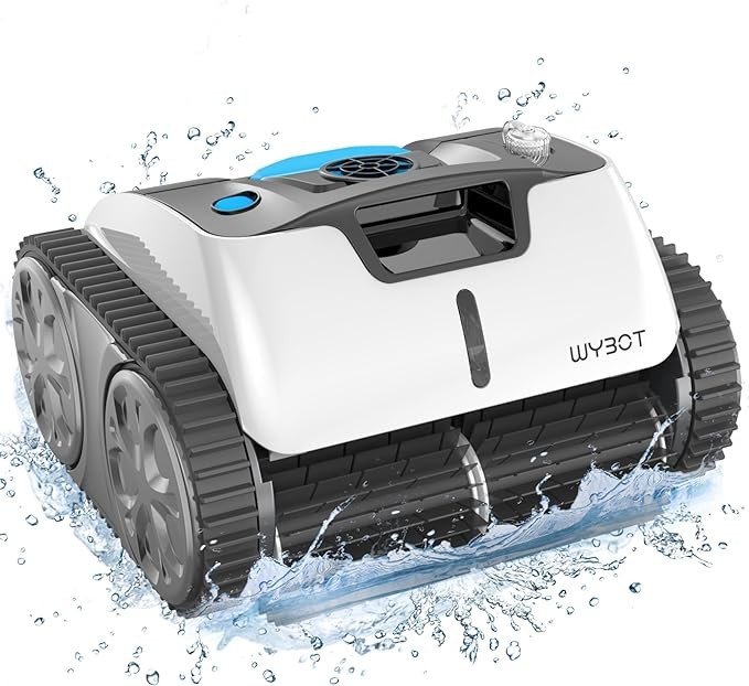 WYBOT Osprey 700 Cordless Robotic Pool Cleaner WY100 – Black/White