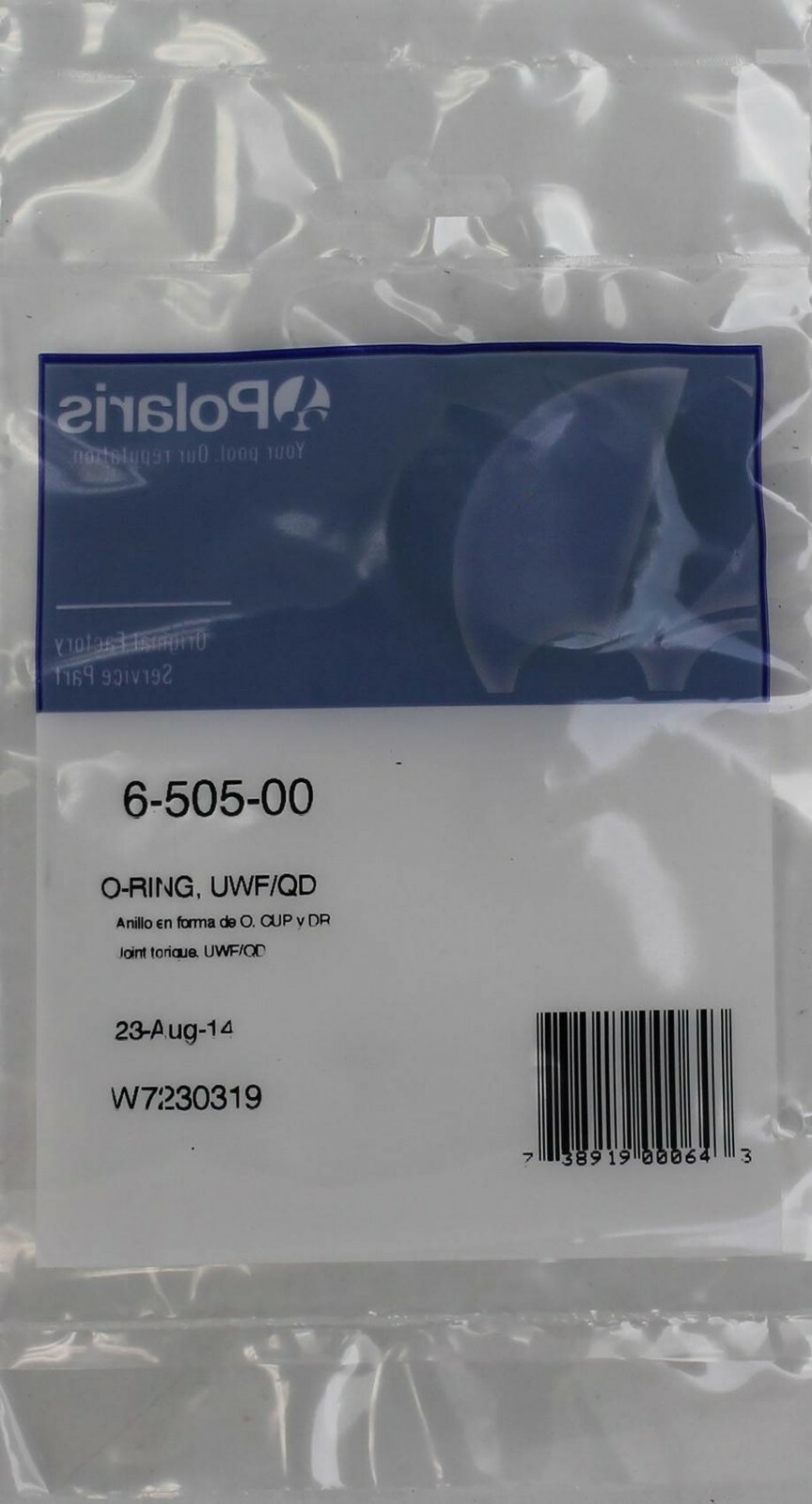 Polaris Wall Fitting & Quick Disconnect OEM O-ring Vac-Sweep # 650500 (2 Pack）