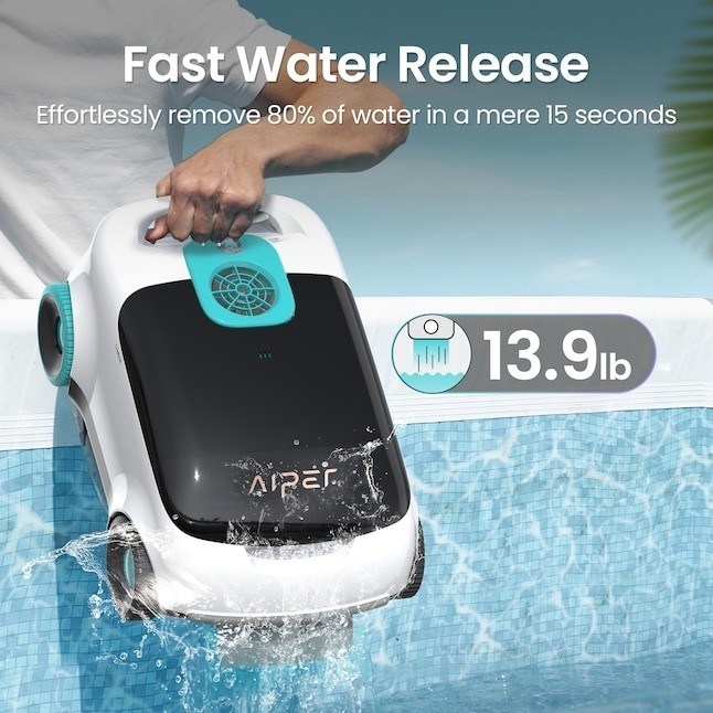 Aiper Scuba L1 Cordless 5.8-in Robotic Pool Vacuum