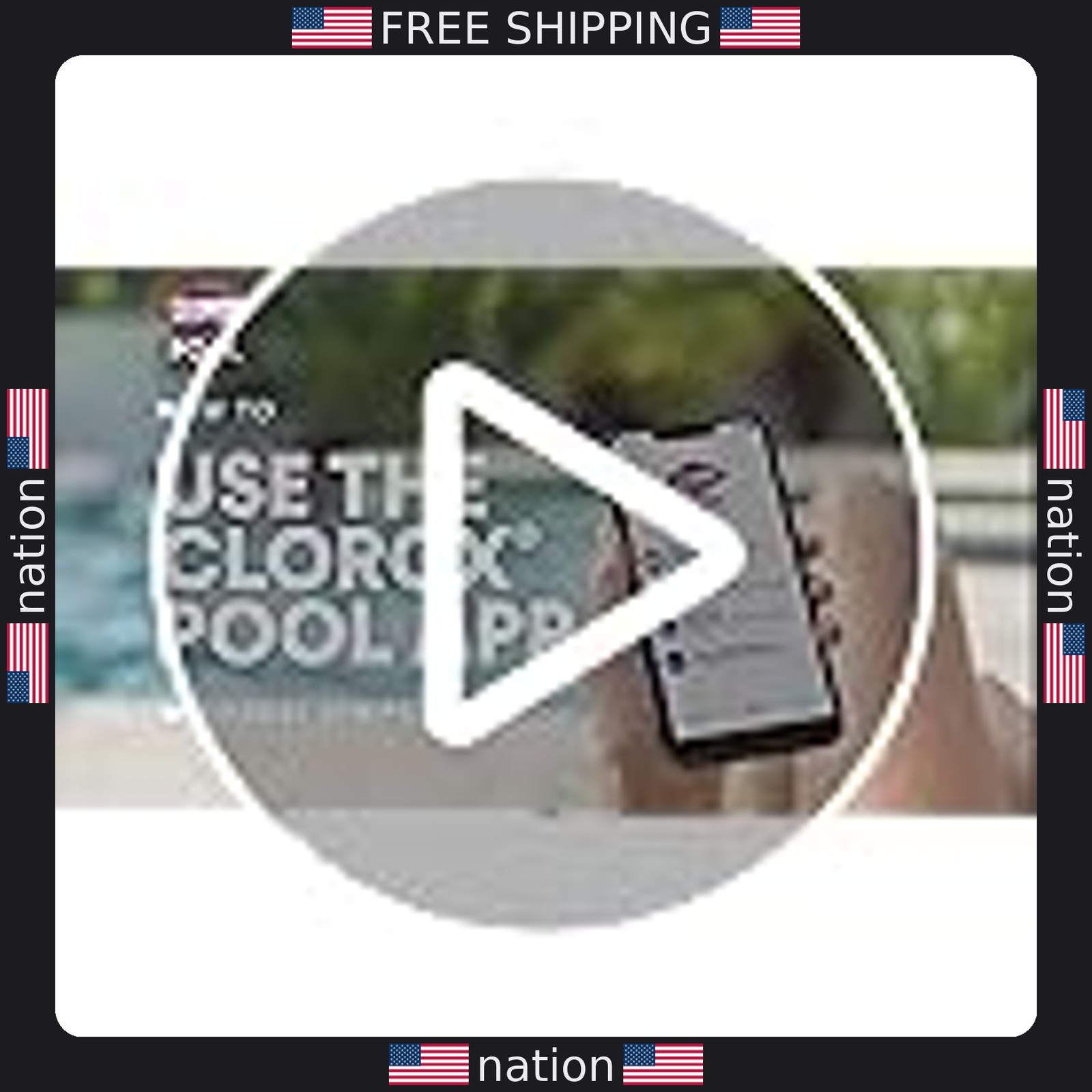 Clorox Pool&Spa My Pool Care Assistant – 50 Test Strips for Pool Maintenance