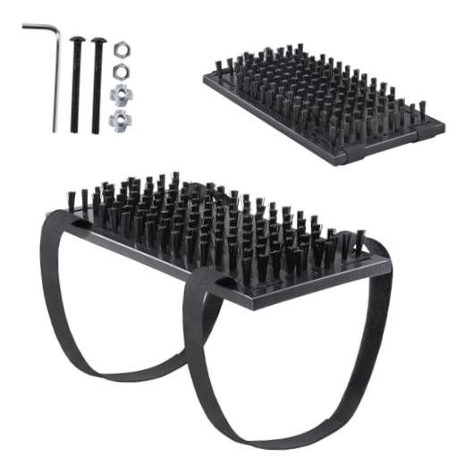 Truck Step Mounted Brush, Heavy Duty Boot Brush Cleaner, Universal Boot