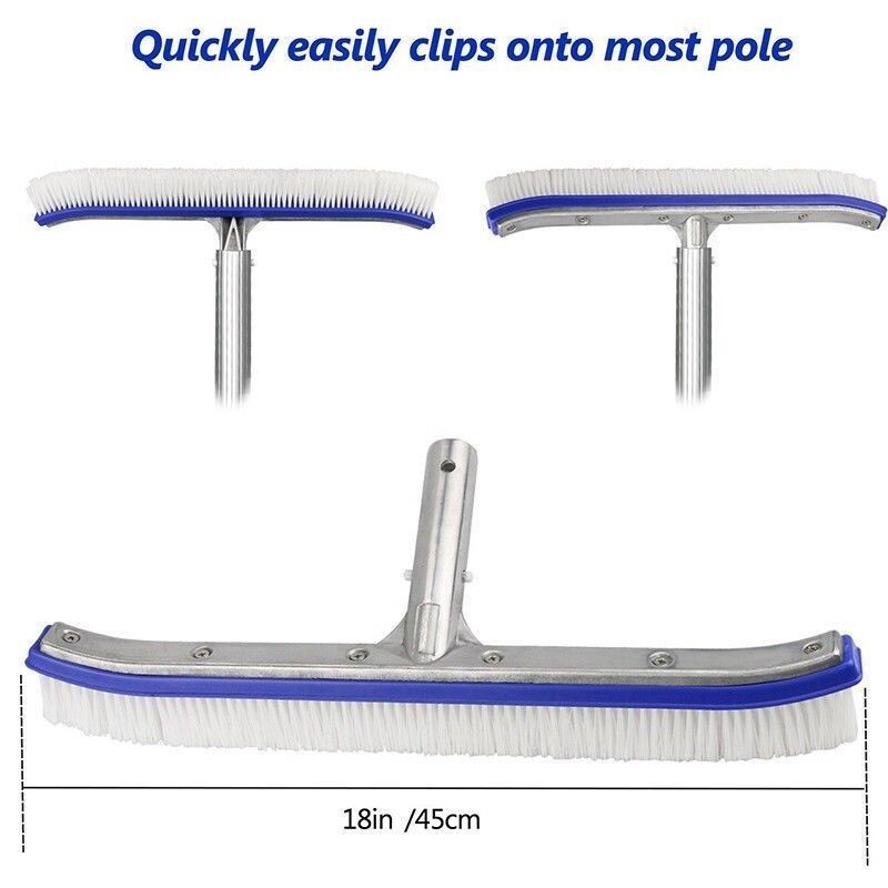 Swimming Pool Brush Durable Pool Floor Cleaning Tool Pool Broom Algae Remover