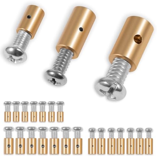 03336 Cable Stop Assortment, 24 Pack Universal fit Control Cables, Push-pull