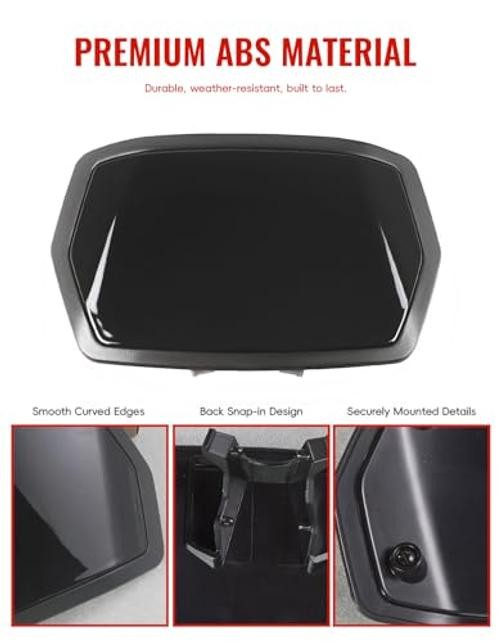 Can-Am Ryker Gauge Spoiler Kit – Black Plastic Spoiler for Can
