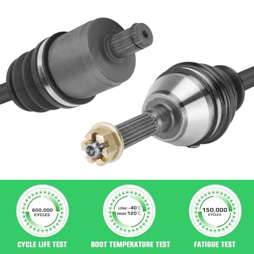 2pcs Front Left/Right CV Axles & Wheel Bearing Kit for 2*front Axles+bearings