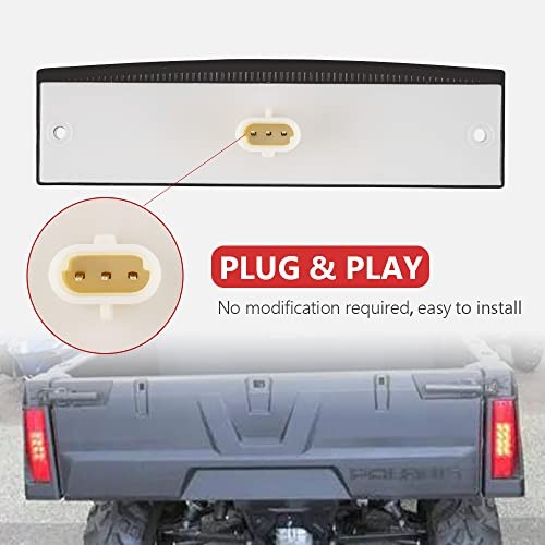 Ranger Rear Tail Light Compatible with Polaris Ranger 400 570 800 2pcs Smoke