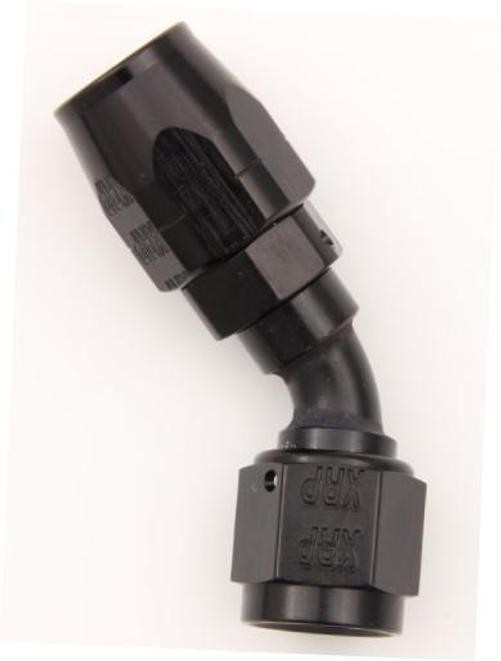 XRP 204510BB Black Size-10 &rsquo;45 Degree&rsquo; Double Swivel Hose End
