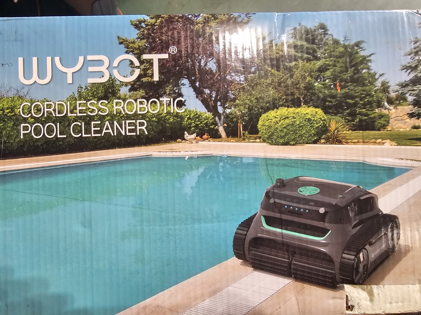 WYBOT S2 Cordless Robotic Pool Cleaner – Model WY210C – Automatic Vacuum