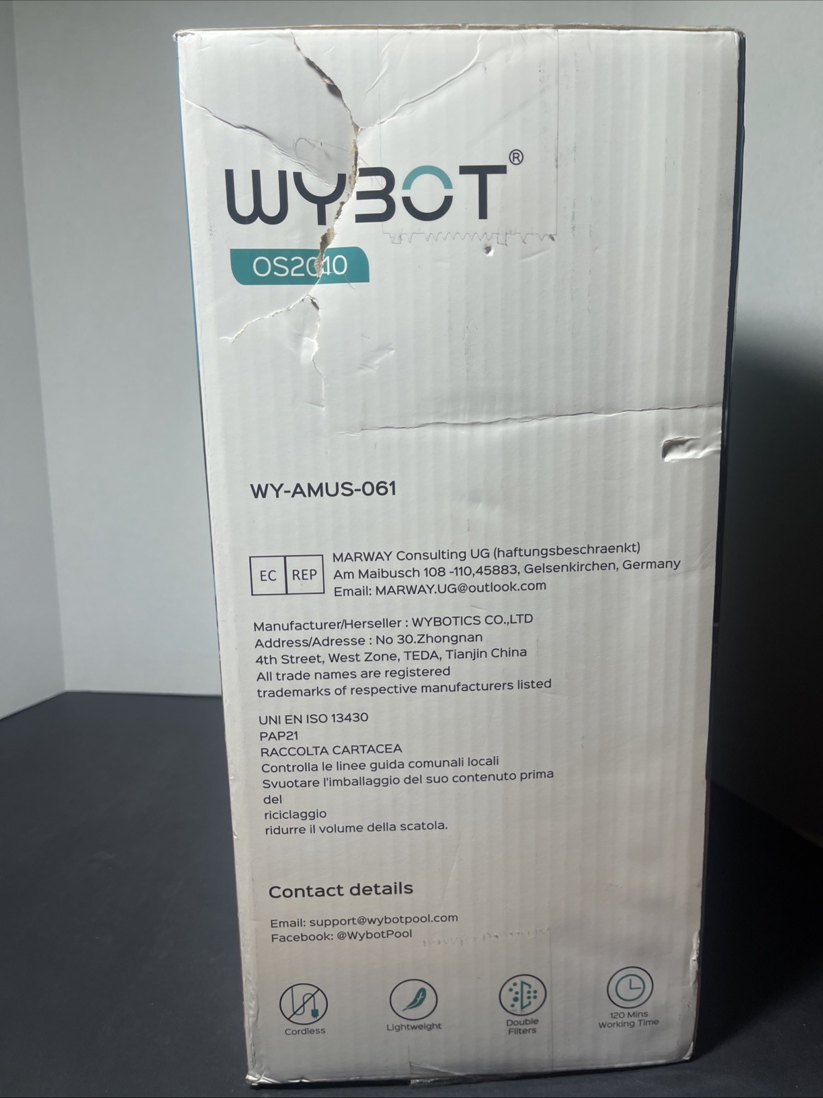 Wybot A1 Cordless Robotic Pool Cleaner *OS2010