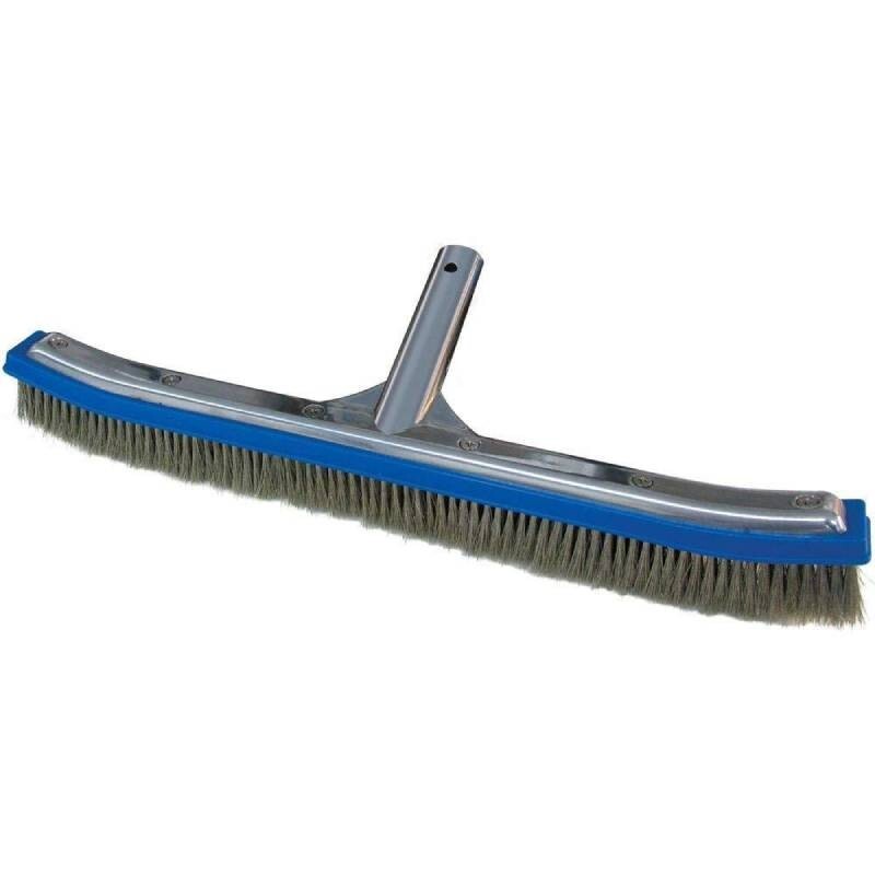 PoolStyle DELUXE Algae Brush PSL400025 Stainless Steel Bristles Pool Brush