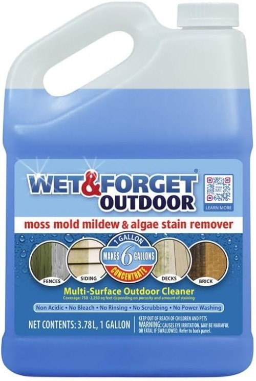Unscented Multi-Surface Cleaner Concentrate – 128 oz for Tough Algae & Mold