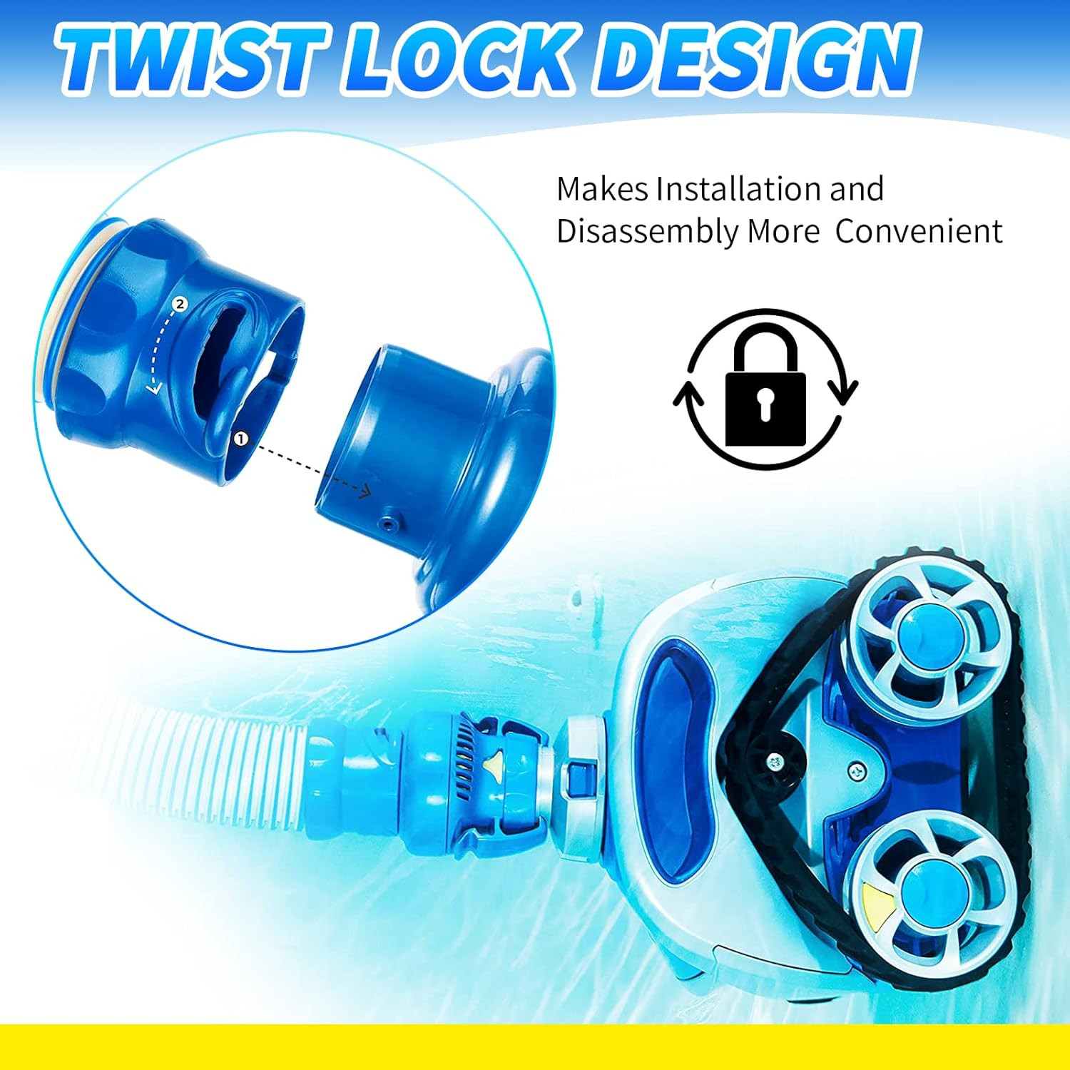 X77094 Pool Vacuum Hose Adapter for Zodiac Mx8 Mx6 Pool Systems Suction Adapter,