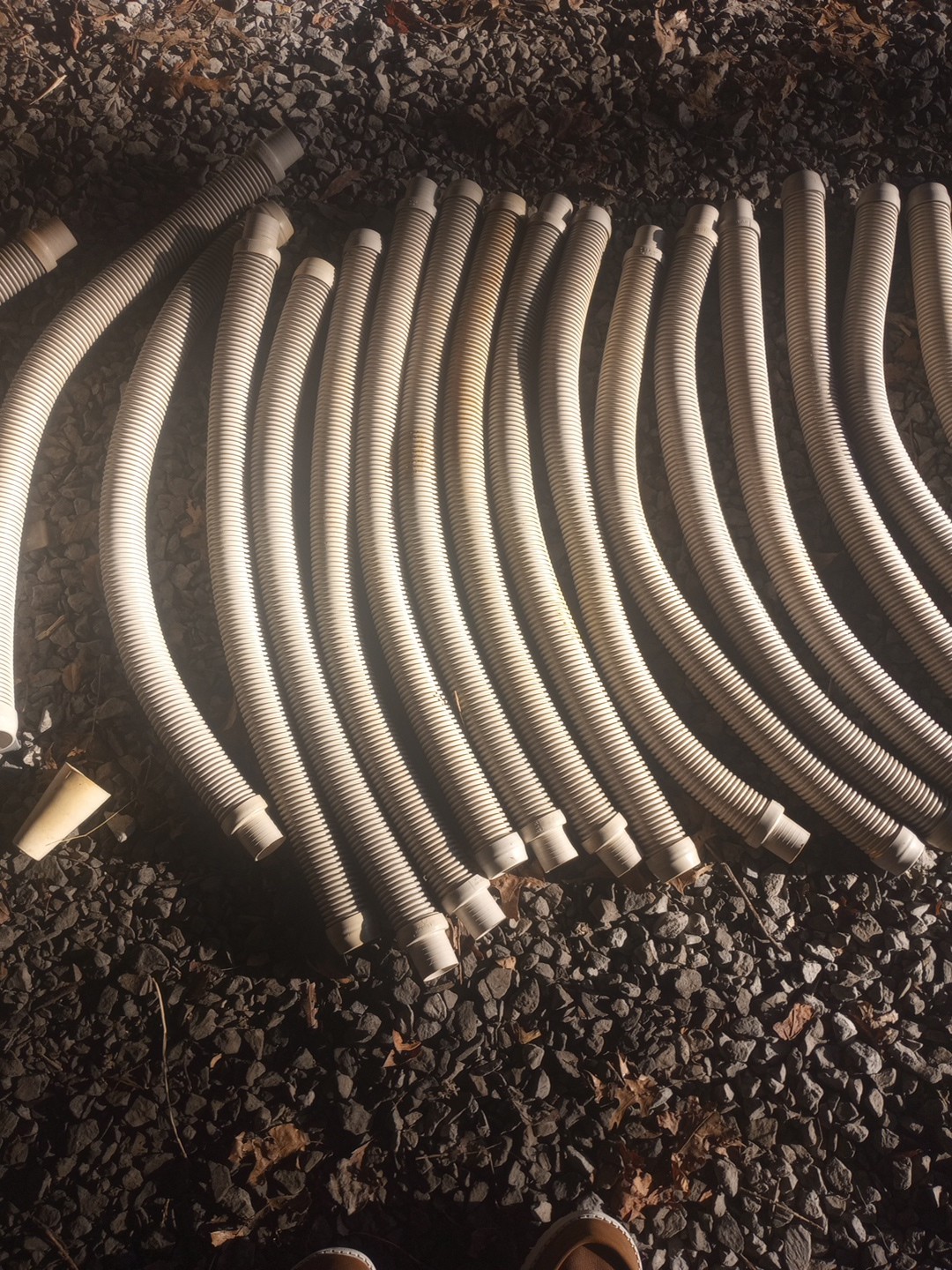 Lot 24 Genuine Hayward Pool Cleaner Hose 32&Prime; Section 1.5&Prime; + vacuum end adapter