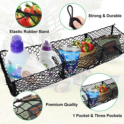 Cargo Net Trunk Bed Organizer for Ford/Dodge/GMC/Chevy 59 inches