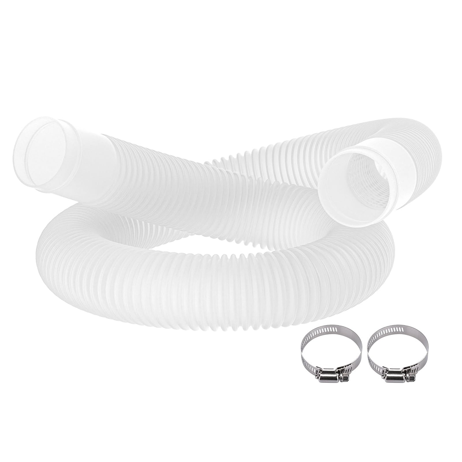 1.5&Prime; X 3ft Replacement Pool Skimmer Hose – Hoses x 36 inches, White