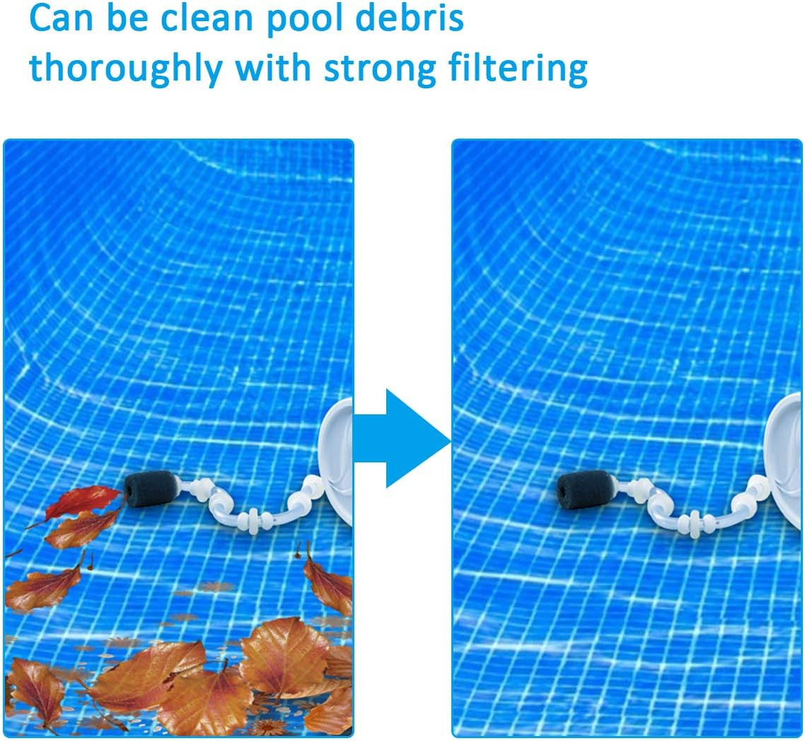 Pool Sweep Hose Tail Scrubber Replacement for Polaris, High Density 12 Pack Poo