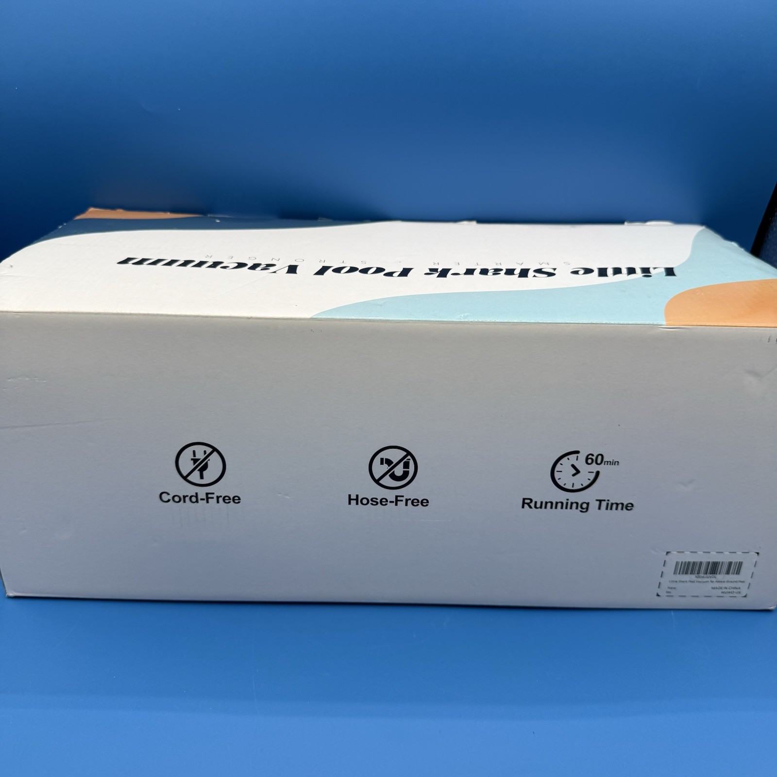 Little Shark Pool Vacuum For Above Ground Pool Hot Tub 60W 5000mAh Battery