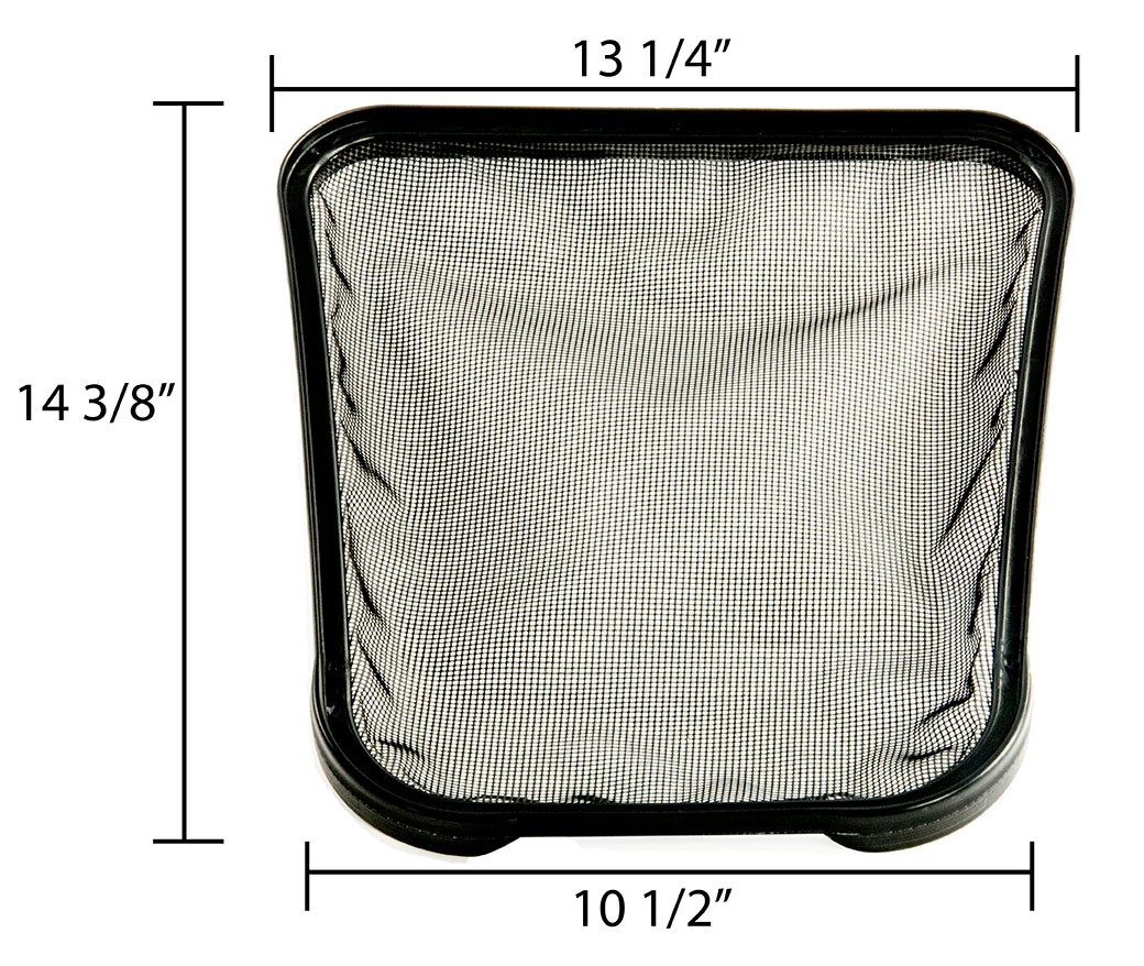 Aqua Select® Aluminum Handle Leaf Skimmer With Extra Replacement Net