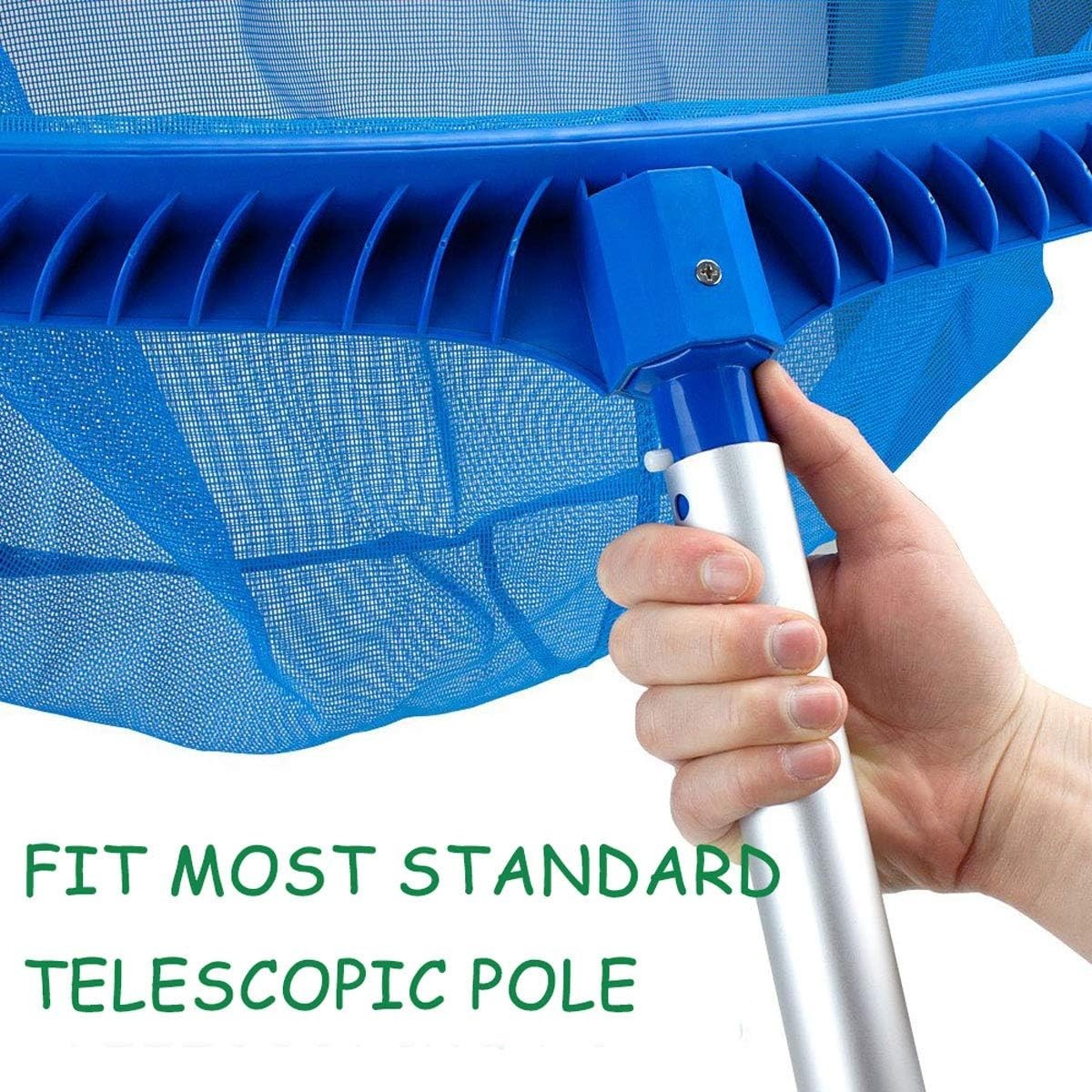 Upgraded Pool Skimmer Net with Reinforced Frame