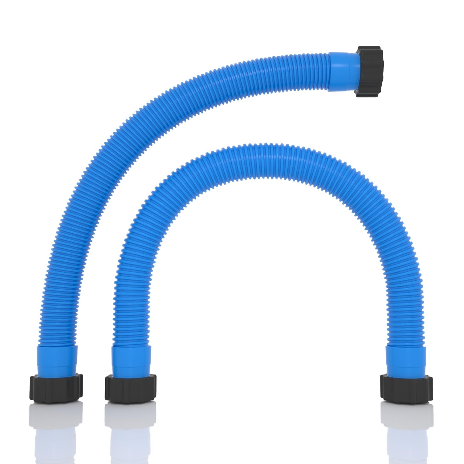 1.5&Prime; x 20&Prime; Pool Hose Replacement, Pack of 2 – Compatible x 20&Prime;, Blue