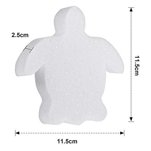 16 Pieces Oil Absorbing Sponge for Hot Tub Swimming Pool and White Turtle