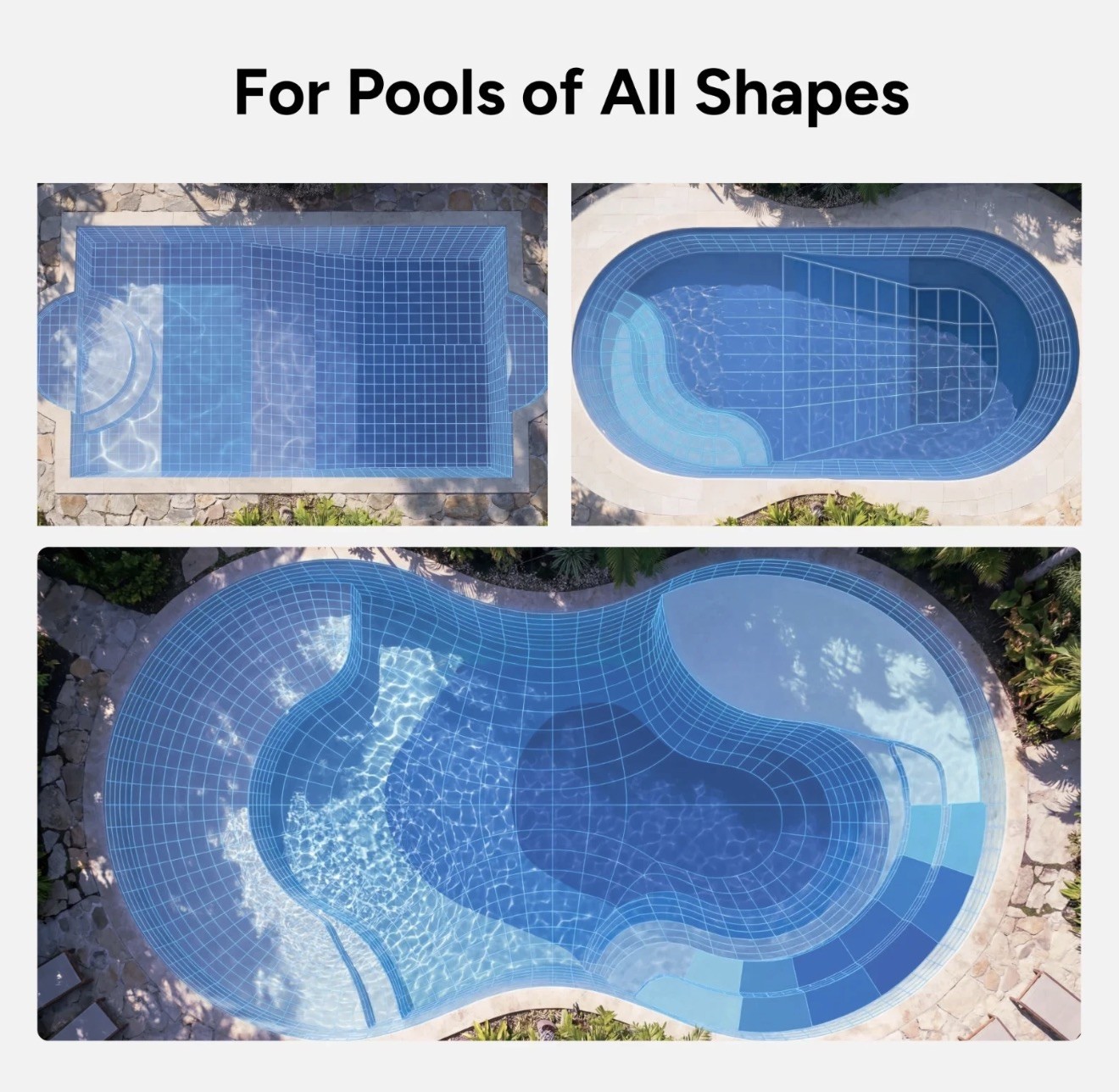 iGarden Pool Cleaner M1 AI Series 4.5H Runtime 3D AI Vision Cordless Robotic