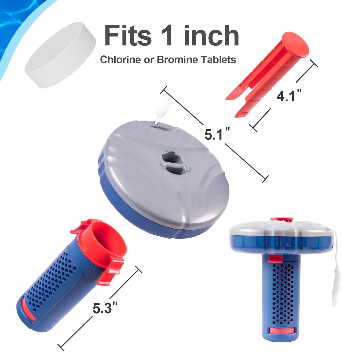 5-in-1 Pool Cleaning Kit for Above Ground & Inground Pools – Comprehensive Care