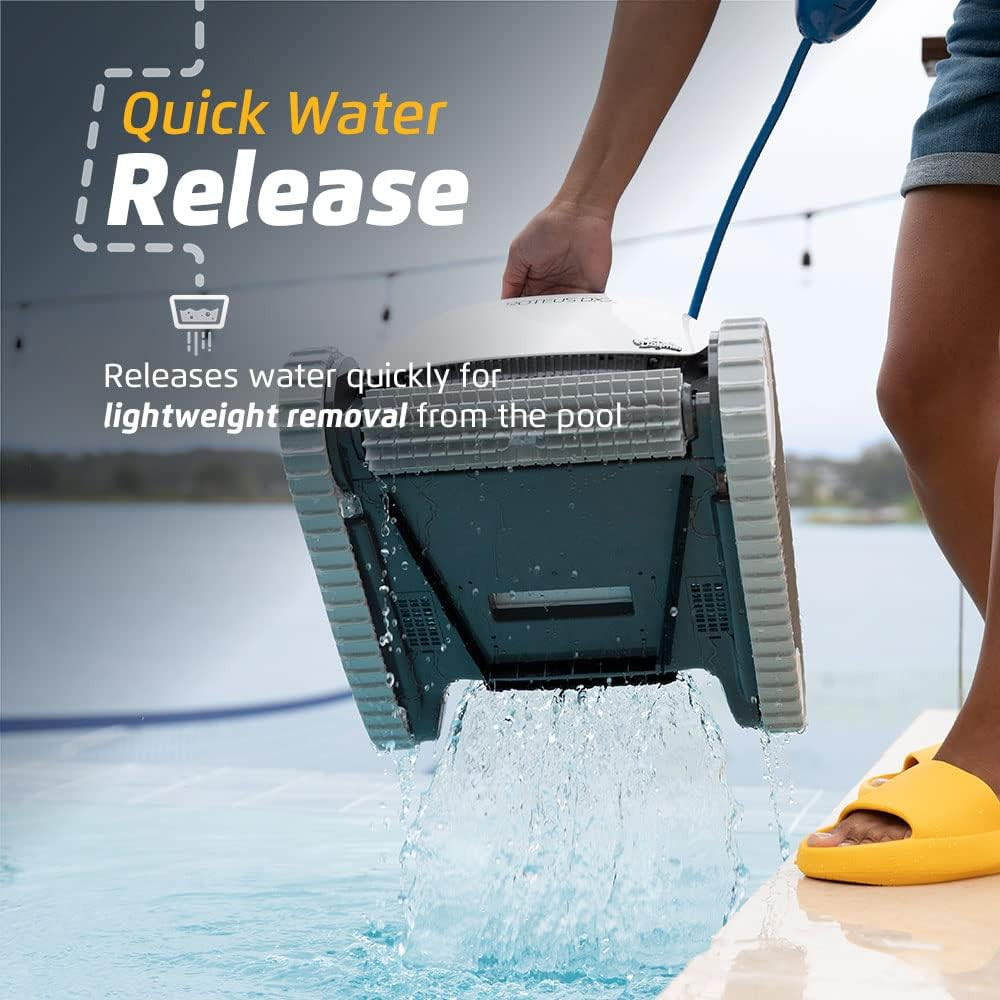Dolphin Proteus DX3 Automatic Robotic Pool Vacuum Cleaner, Wall Climbing, Active